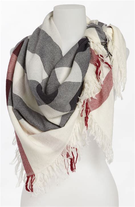 burberry check tumble merino wool scarf|Check Wool Scarf in Snug .